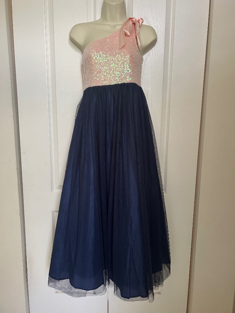 Blue and Pink Gown